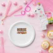 ナースクラシックTシャツ ペーパープレート (パーティー)