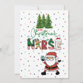 ナースクリスマスとサンタクロース シーズンカード (正面)