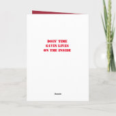 ナースクリスマスカード シーズンカード (裏面)