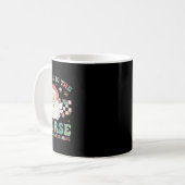 ナースクリスマスザナースサンタWatcに素敵 コーヒーマグカップ (正面左)
