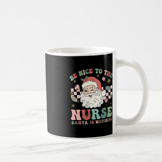ナースクリスマスザナースサンタWatcに素敵 コーヒーマグカップ (右)