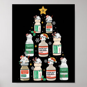 ナースクリスマスツリープロポフォルRn Er Icuナースクリスマス ポスター
