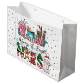 ナースクリスマスツリー ラージペーパーバッグ (正面アングル)
