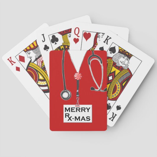 ナースクリスマスホリデーギフト トランプ (裏面)