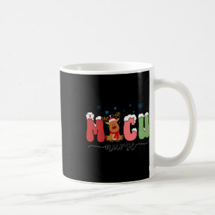 ナースクリスマスメンズメディカルインテンシブ気にルU コーヒーマグカップ