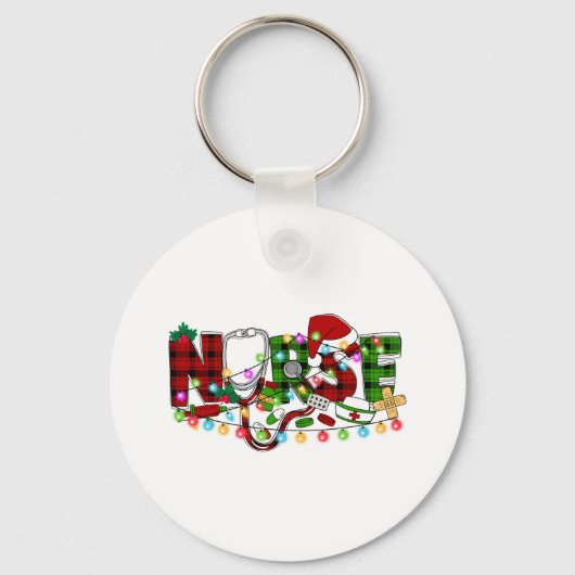 ナースクリスマス1 キーホルダー (正面)