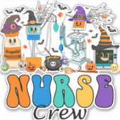 ナースクルーハロウィーン シール (正面)