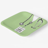 ナースグラおもしろいッドパーティー ペーパープレート (傾斜あり)