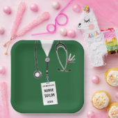 ナースグラード2025おもしろいパーティー紙プレート ペーパープレート (パーティー)