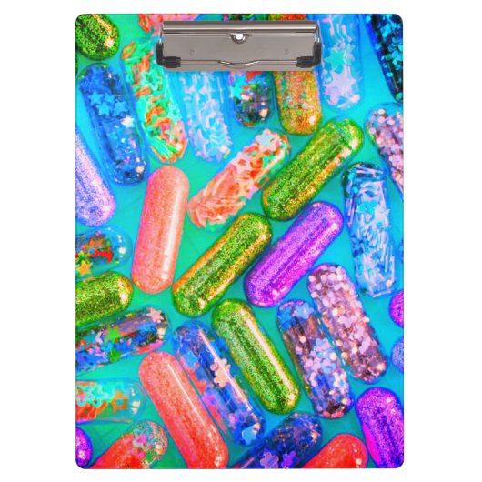 ナースグリッター薬クリップボード クリップボード (正面)