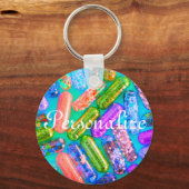 ナースグリッター薬ピルキーチェーン キーホルダー (正面)