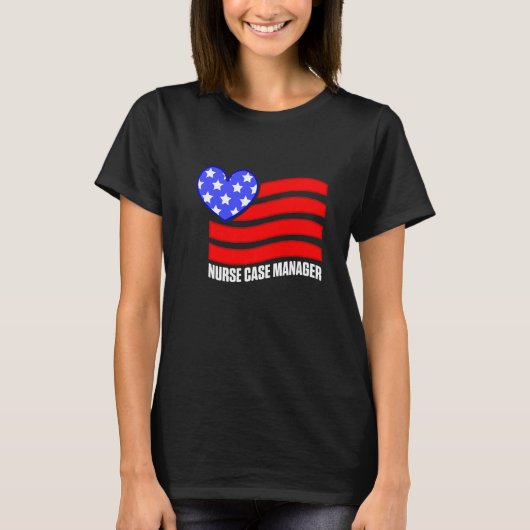 ナースケースマネージャーRN管理6 Tシャツ (正面)