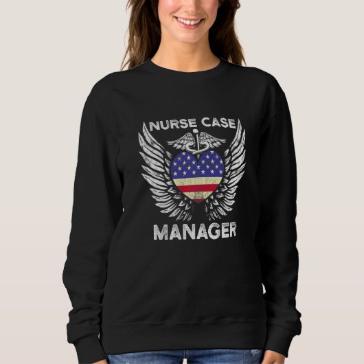 ナースケースマネージャーRn Management 11 スウェットシャツ (正面)