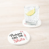 ナースコースターおもしろいギフトナースがショットを呼び出す コースター (側面)