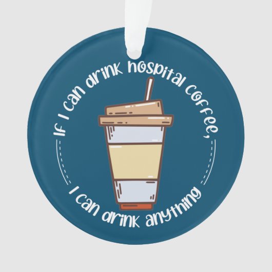 ナースコーヒーアクリルオーナメント オーナメント (正面)