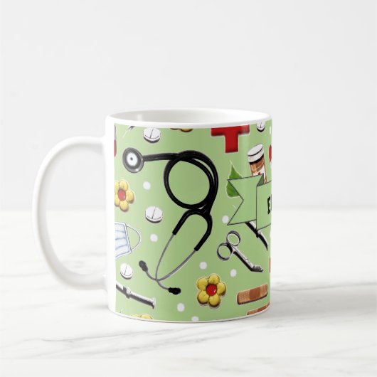 ナースコーヒーマグ コーヒーマグカップ (左)