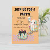 ナースゴーストのユーモアたっぷりの名言 パンプキンのコケティッシュさ 招待状 (スタンド正面)