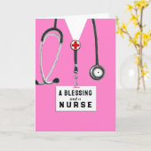 ナースサンキューカード カード (黄色い花)