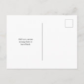 ナースサンキューステソスコープ青感謝してい黄 ポストカード (裏面)