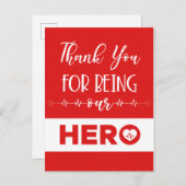 ナースサンキューヒーロー ポストカード (正面/裏面)