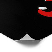 ナースサンタのお気に入りの小妖精や小人おもしろいナース ポスター (角)