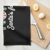 ナースサンタのお気に入りの小妖精や小人ライフナースデイギフト キッチンタオル (四つ折り)