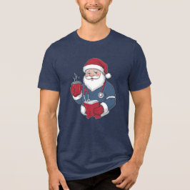 ナースサンタのクリスマスTシャツ | コードブルーコーヒー I トライブレンドTシャツ