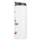 ナースサンタズお気に入りの小妖精や小人おもしろいナースクリスマス タンブラー (回転右)