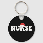 ナースサンタハットクリスマス看護 キーホルダー (正面)