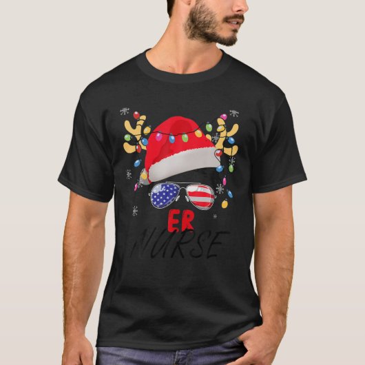 ナースサンタメッシーブンファミリークリスマス Tシャツ (正面)