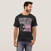 ナースシャツ、老人ホームになるほど丈夫 Tシャツ (正面フル)