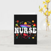 ナースシンコデマヨメキシコ カード (黄色い花)