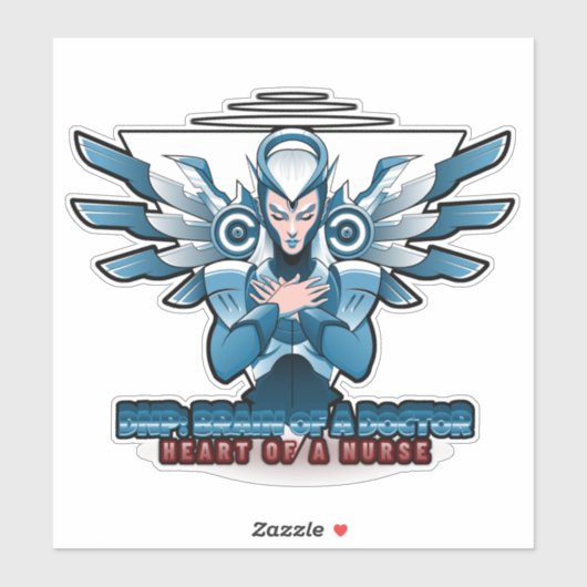 ナースシールの医師ハートのDNP脳 シール (シート)