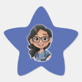 ナースシール 星シール (正面)