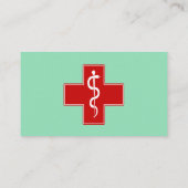 ナーススクラブグリーン 名刺 (裏面)