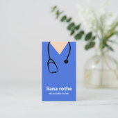 ナーススクラブ及び聴診器名刺 名刺 (スタンド正面)