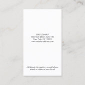 ナーススクラブ及び聴診器名刺 名刺 (裏面)