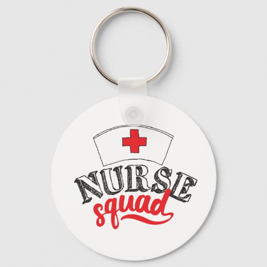 ナーススクワッドナースフレンズ最高のナースフレンズナース キーホルダー (正面)