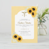 ナーススクール卒業生カドゥセウムサンフラワーフレーム 招待状 (スタンド正面)