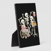 ナーススケルトン面白いハロウィンヘルスケアエッセンシア フォトプラーク (側面)