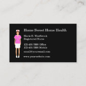 ナーススタッフホームヘルス名刺 名刺 (正面)