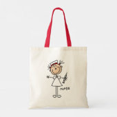 ナーススティック図 トートバッグ (裏面)
