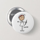 ナーススティック図 缶バッジ (正面&裏面)