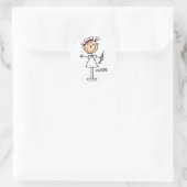 ナースステッカー ラウンドシール (バッグ)