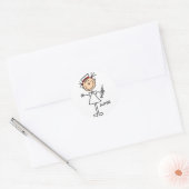 ナースステッカー ラウンドシール (封筒)