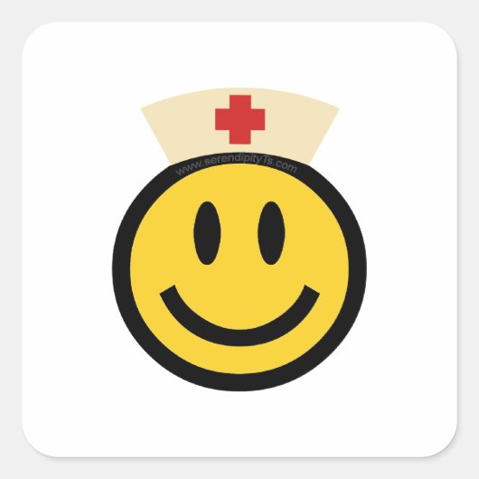 ナーススマイル スクエアシール (正面)