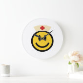 ナーススマイル ラージ壁時計 (ホーム)