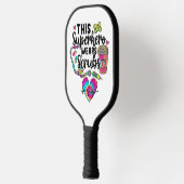 ナーススーパーヒーローはスクラップを使カラフル用 ピックルボールラケット (左)