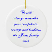 ナーススーパーヒーローオーナメント セラミックオーナメント (裏面)