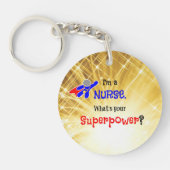 ナーススーパーヒーロー キーホルダー (正面)